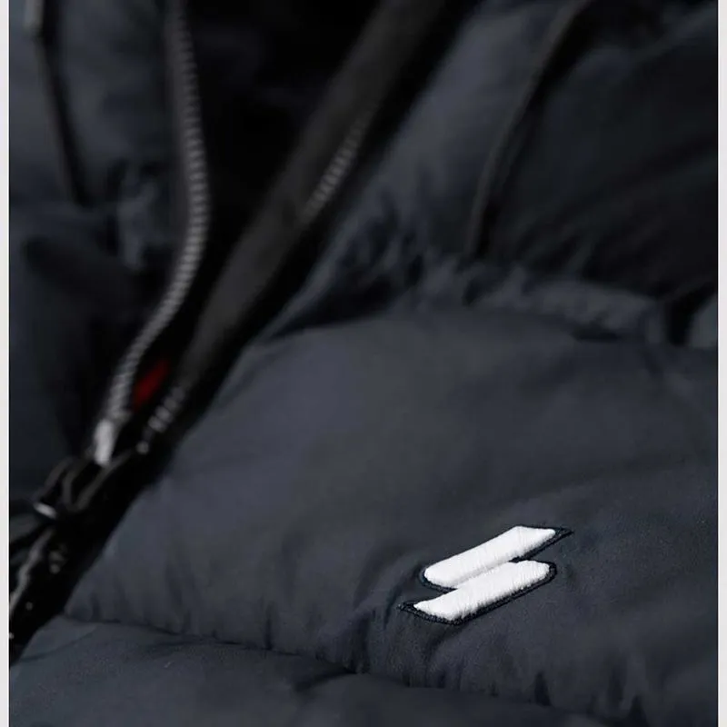 Men's Hooded Padded Sports Puffer Jacket Superdry