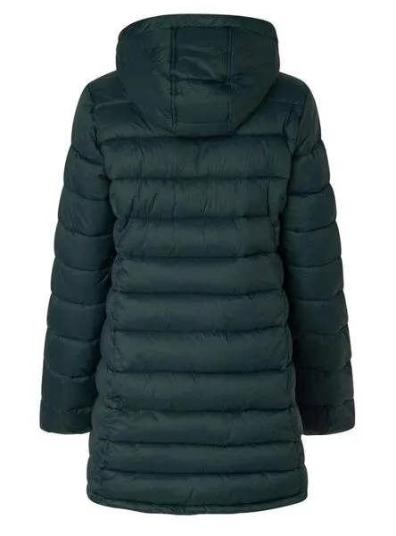 Pepe Jeans Maddie Long Verde Jacket for Women