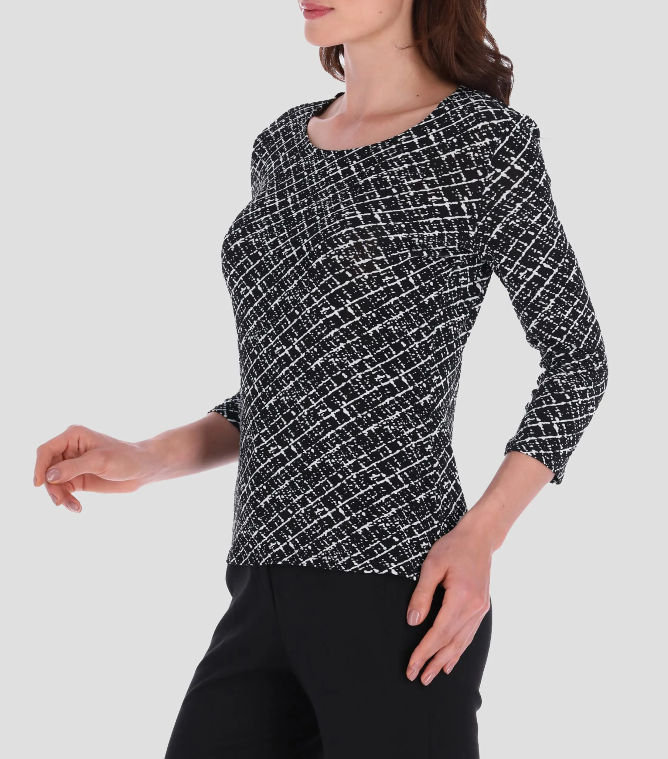 Charme Blusa con estampado 3,4 Normal Mujer