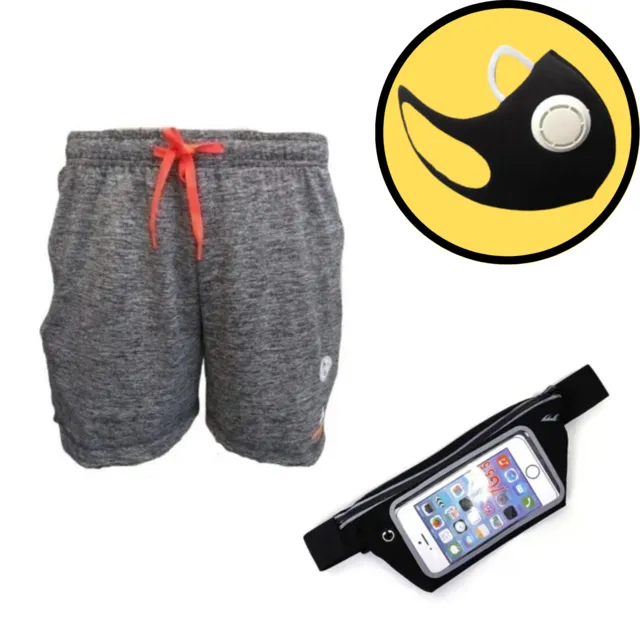 Combo deal: running shorts + waist bag with free face mask!!