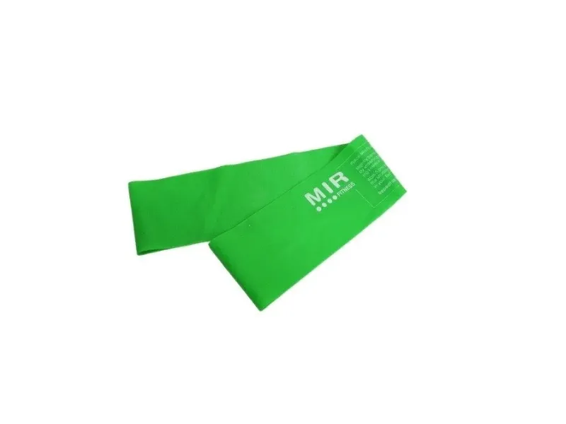 Combo exercise resistance band: 2 circular (light/medium) + 1 open (medium)