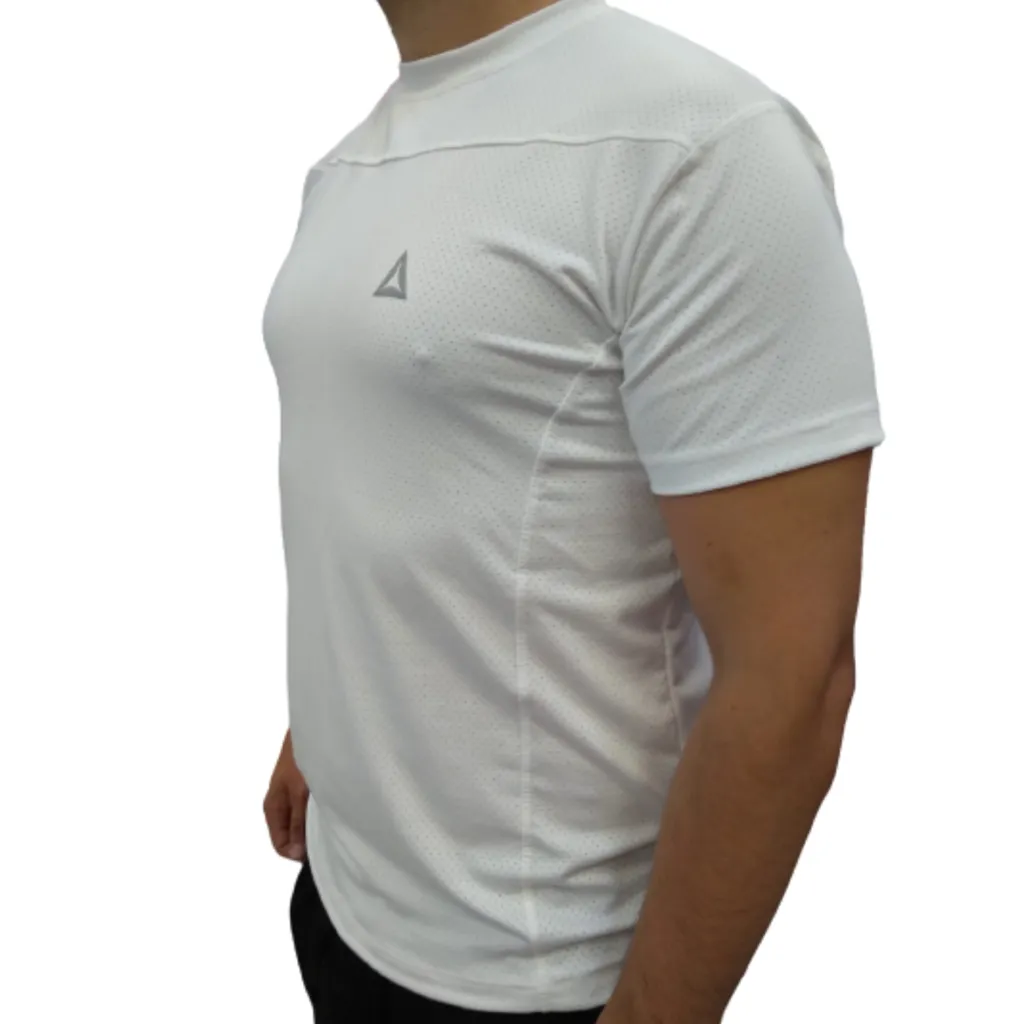 Combo Runner Men's Sports T-shirt White + Expandable Waist Pack (copy)