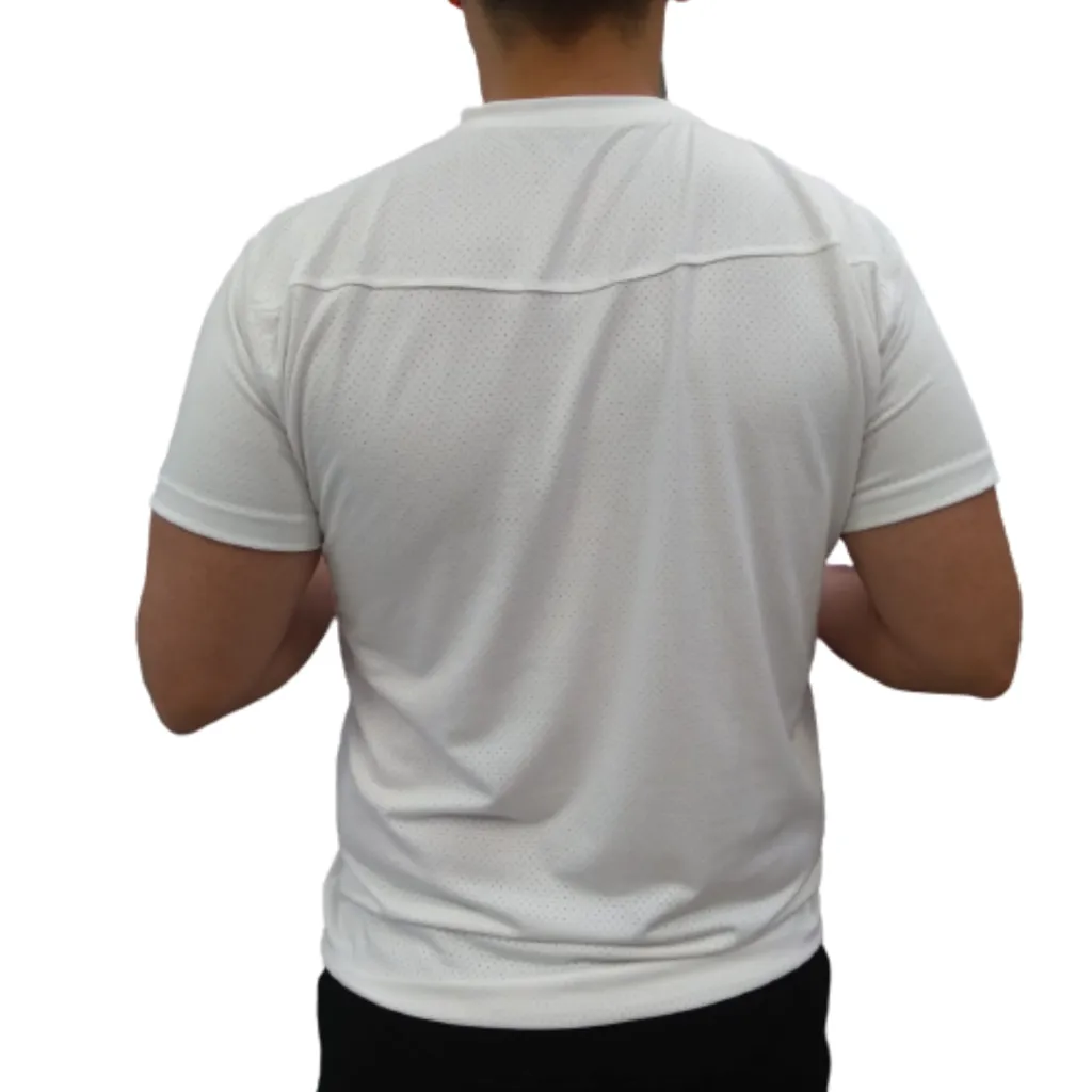 Combo Runner Men's Sports T-shirt White + Expandable Waist Pack (copy)