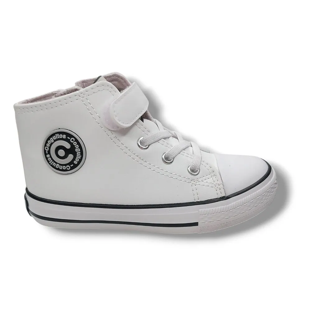 Conguitos Botas Niño COSH283007-WHIT BLANCO CORDONETS