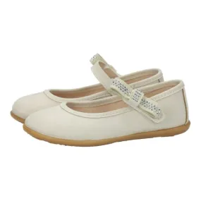 COSH265038 Bailarinas con lazo color BEIGE