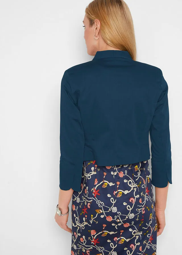 Dark Blue Bolero Jacket