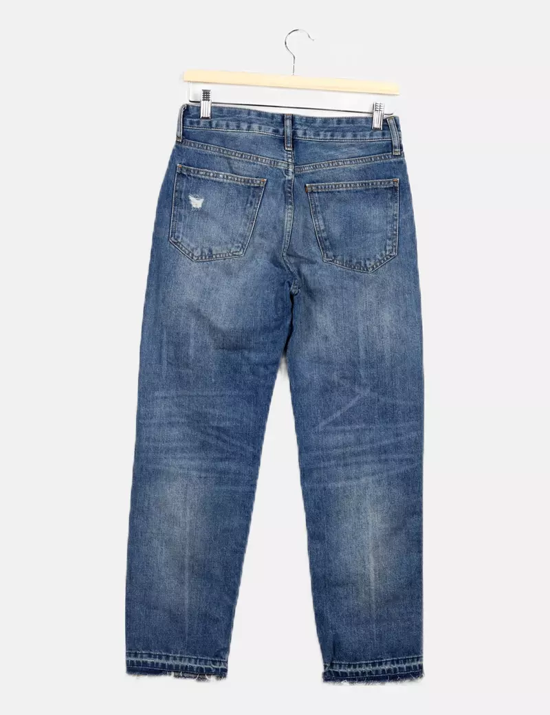 Dark Blue Denim Zara Jeans