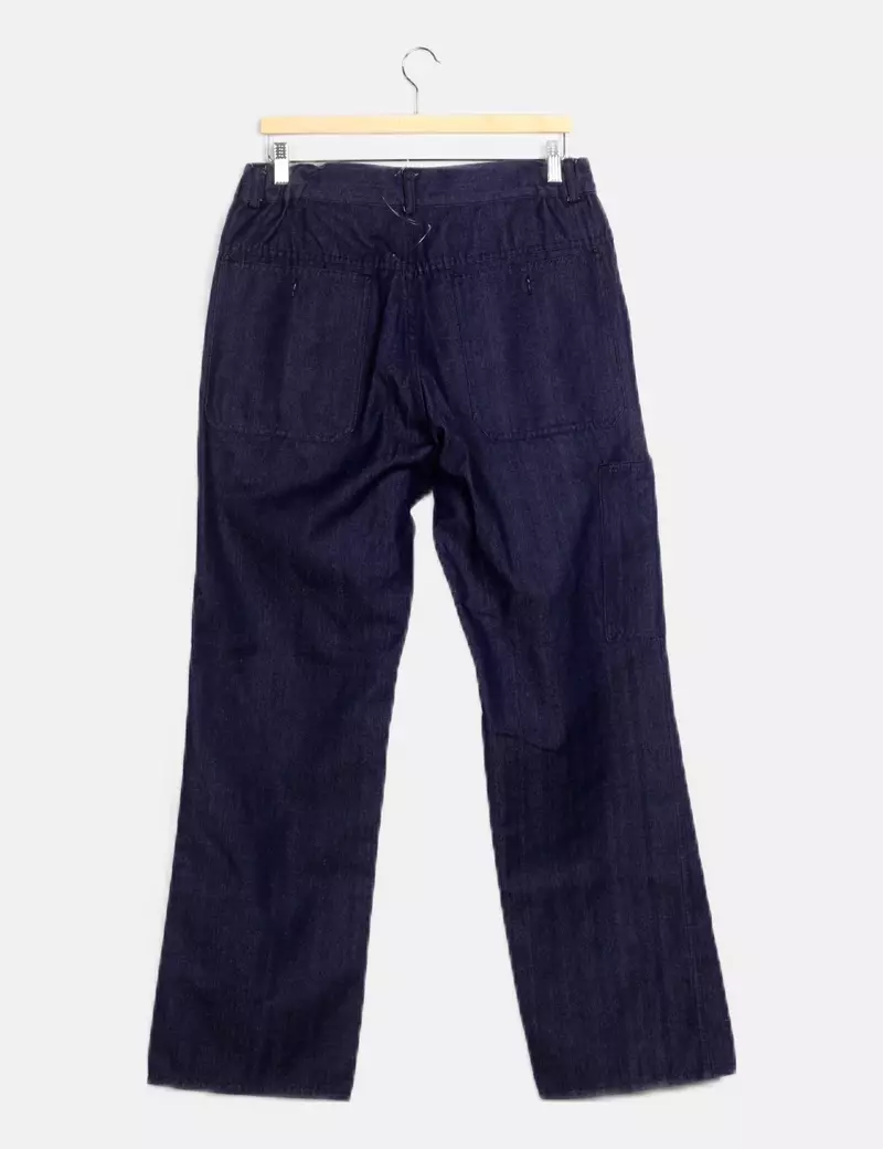 Dark Color NoName Jeans Wide-Legged Pants