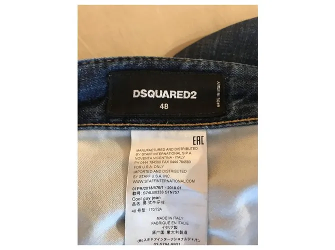 Dsquared2 Dsquared Cool Guy Slim 48 Azul 