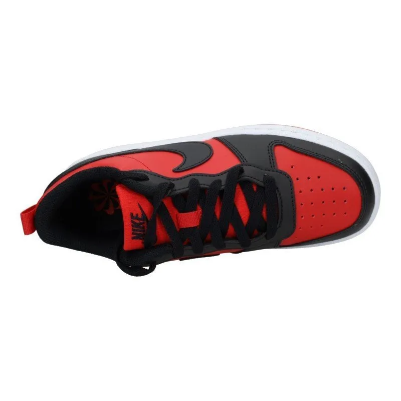 DV5456 600 Tenis Court Borough color NEGRO-ROJO