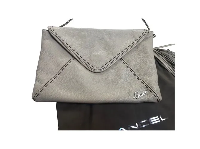 Embrague lancel Beige 