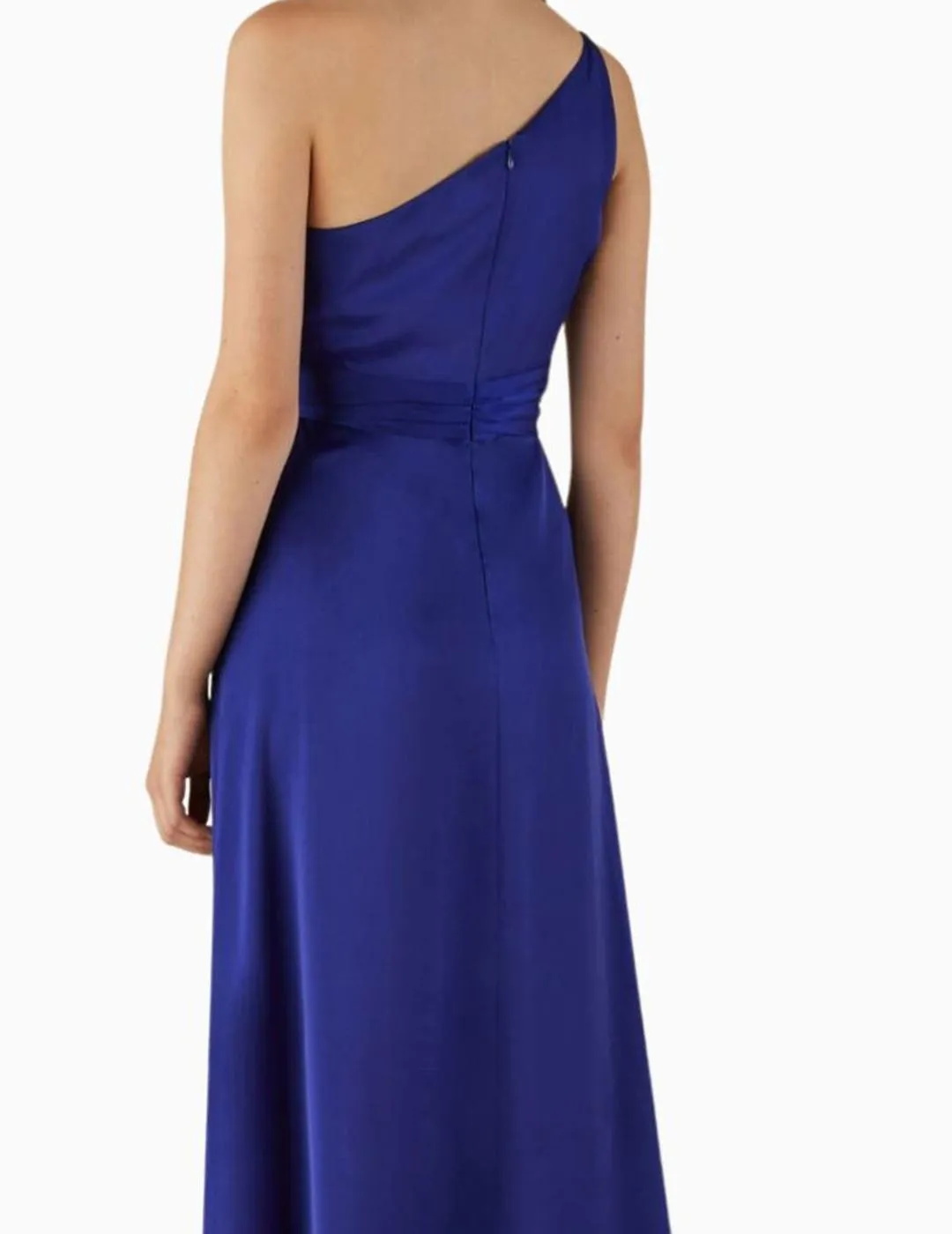 EMME Long Asymmetric Blue Dress