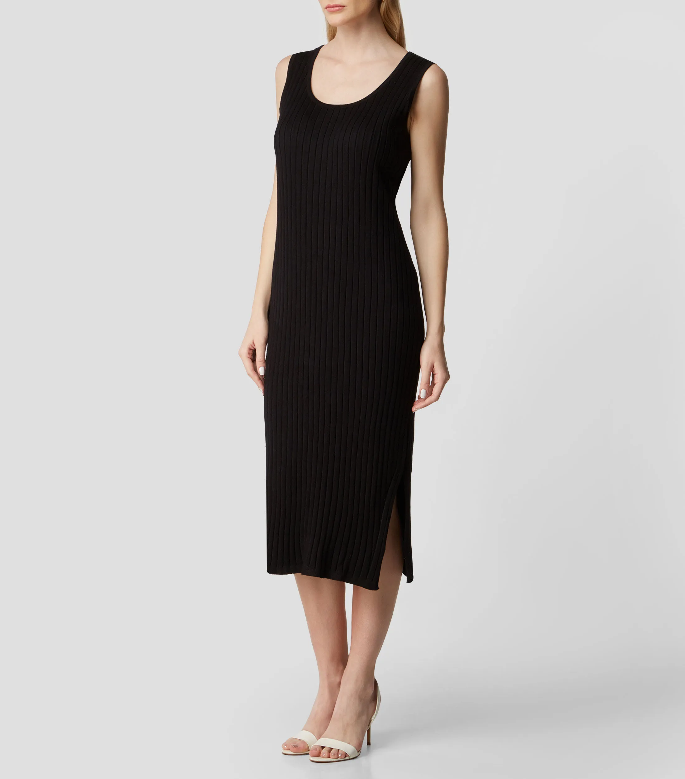 Epsilon Vestido Midi Jaspeado Mujer