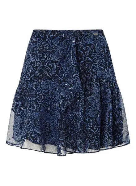 Blue Pepe Jeans Cressida Skirt for Women