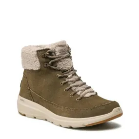 Flat Khaki Skechers 16677 Women's Boots