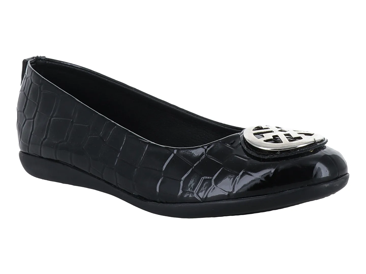 Flats Clinton 78 Negro Para Mujer