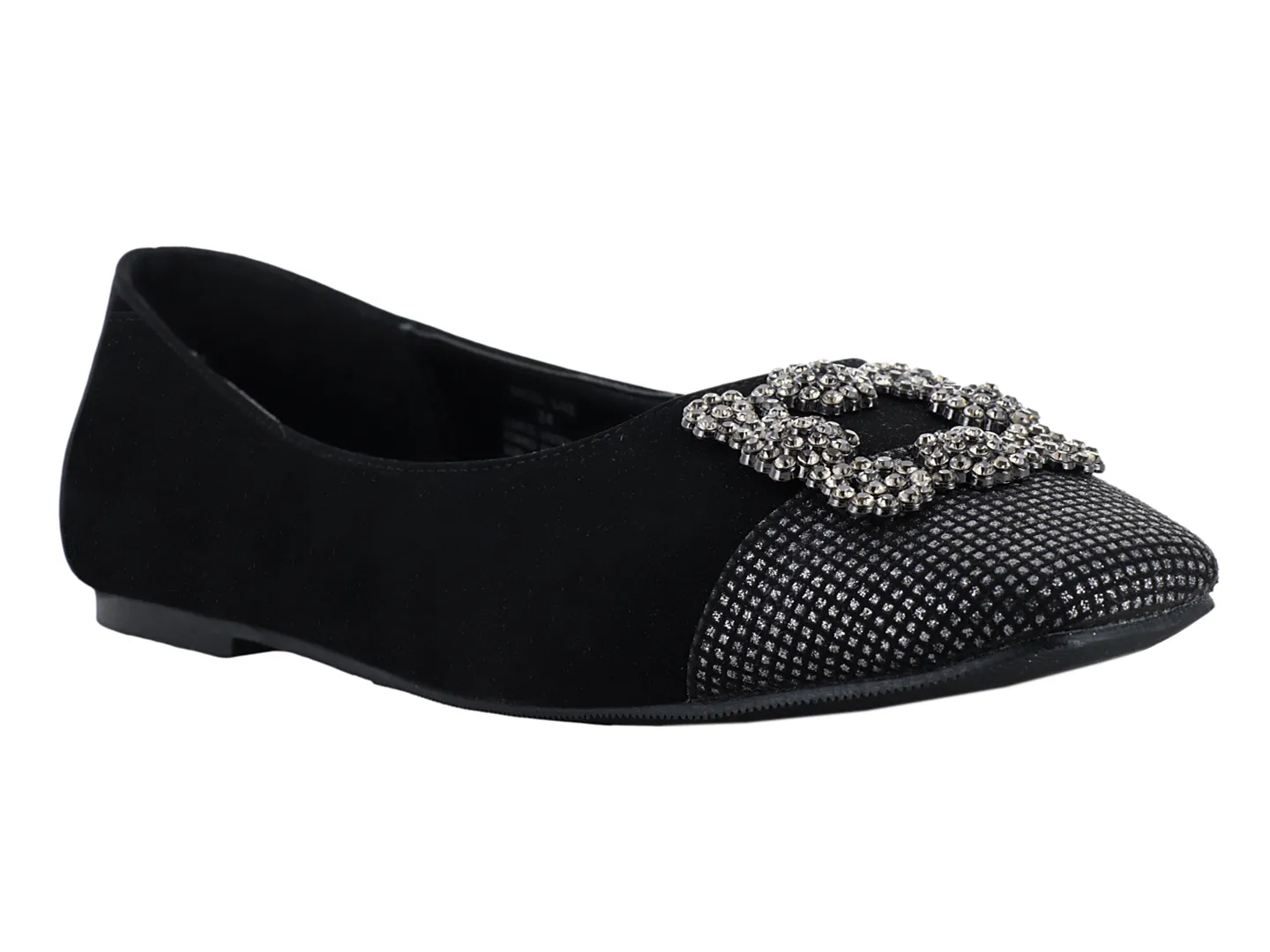 Flats Donova 200103 Negro Para Mujer