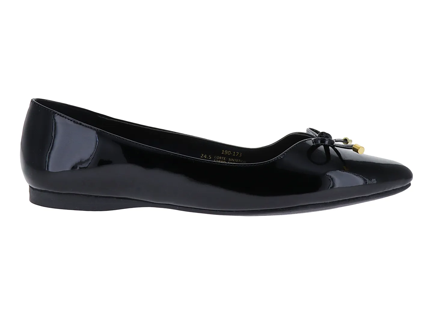 Flats  Donova Brielle Negro Para Mujer