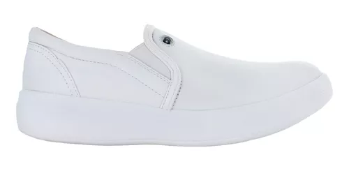 Gala Mocasin Oficios Medico Piel Blanco Juvenil 82441