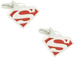 Gemelos para camisa Superman Rojo