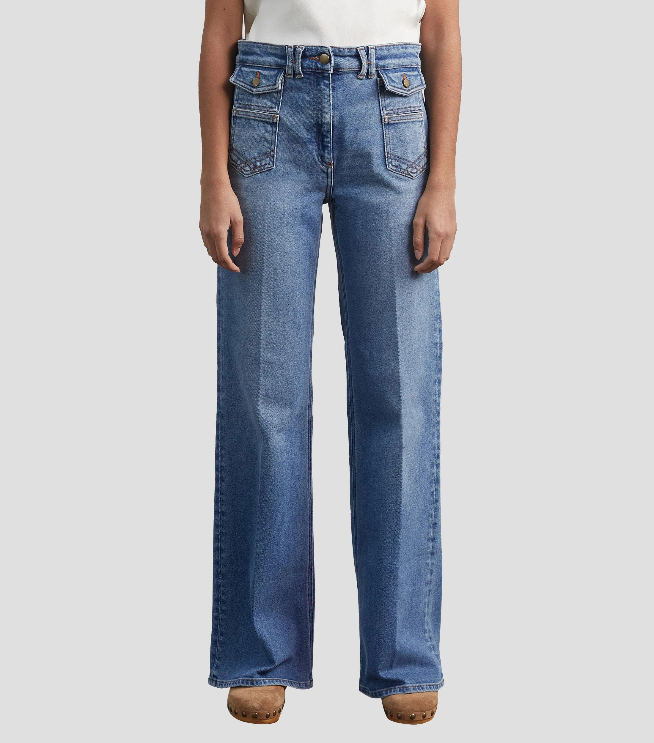 Gerard Darel Jeans Flared Mujer