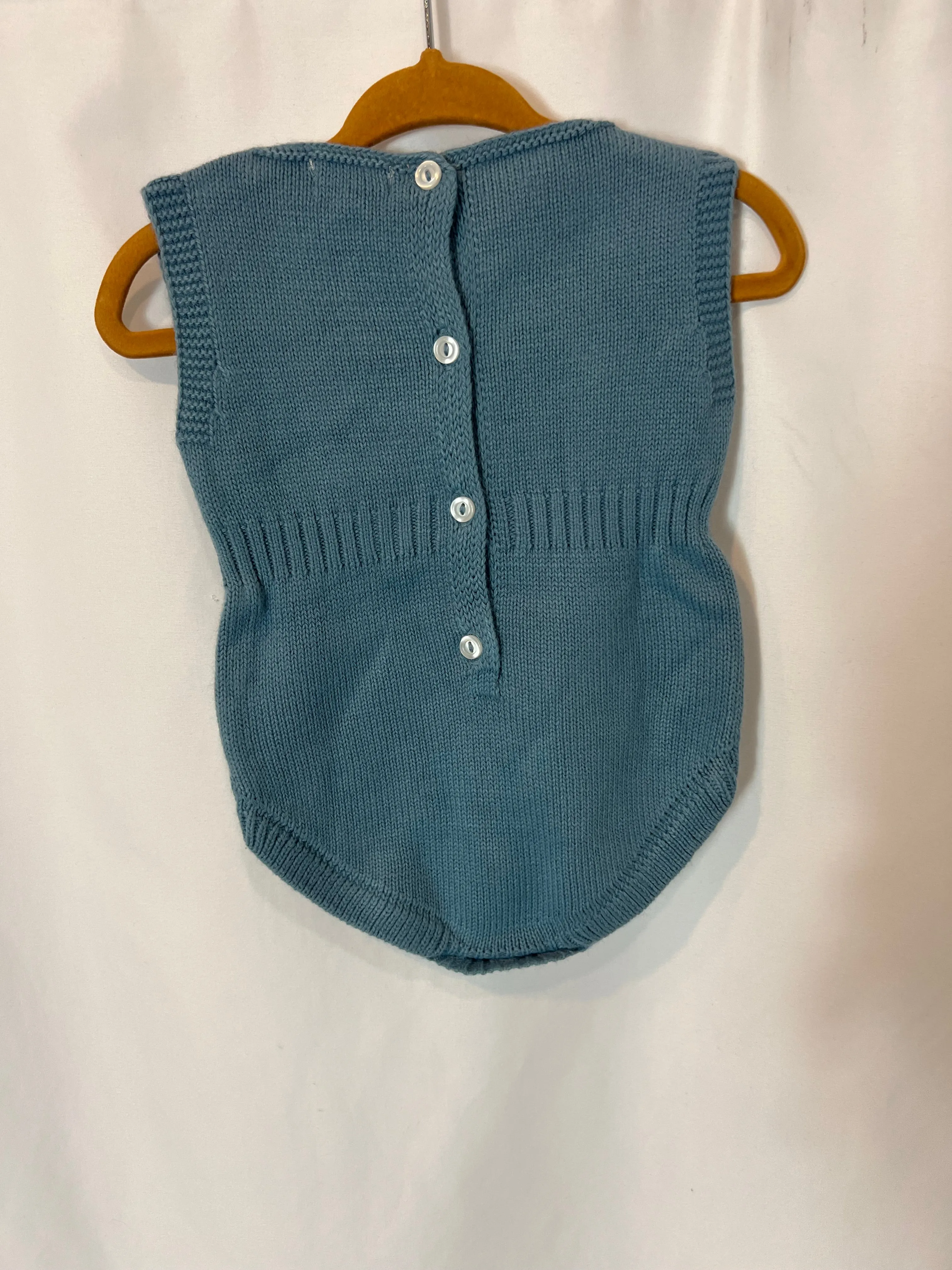 GOCCO. Conjunto ranita punto azul. T 6-9 meses