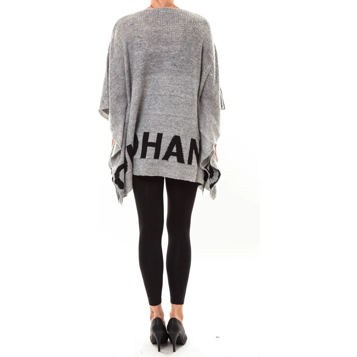 Gray Poncho DH3122