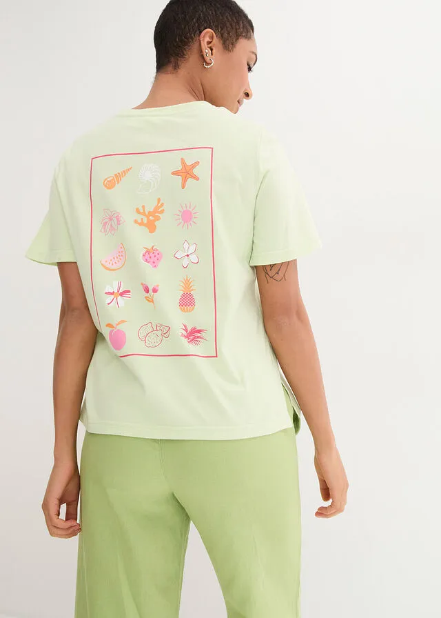 Green chalk t-shirt