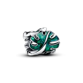 Green Monstera Pandora Charm 793332C01