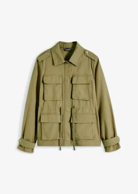 Green mud hunting coat