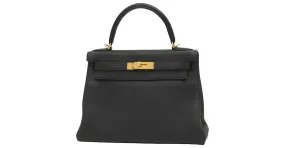 Hermès Kelly 28 Negro 