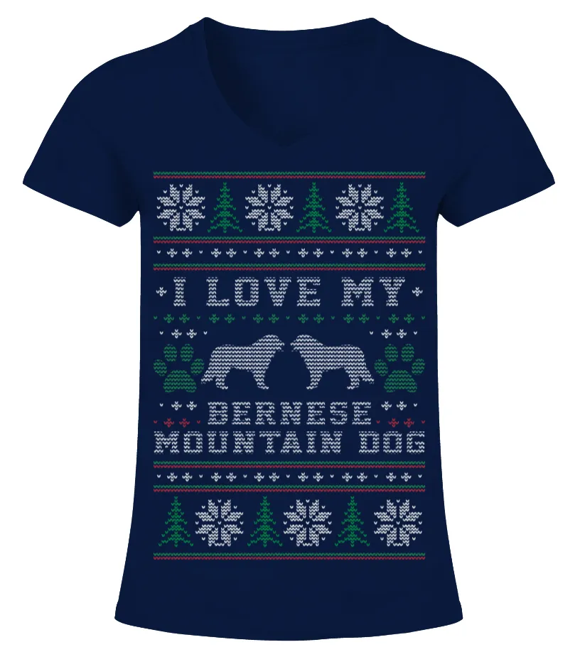 Bernese Mountain Dog Christmas Sweater