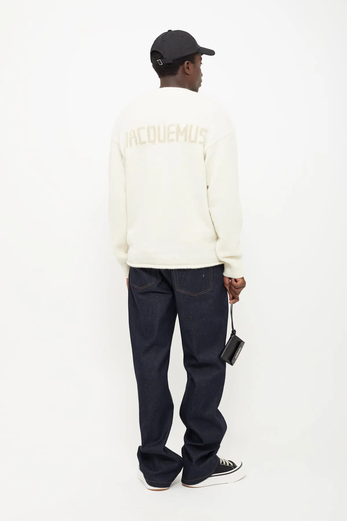 JACQUEMUS LIGHT BEIGE LE PULL JACQUEMUS SWEATER