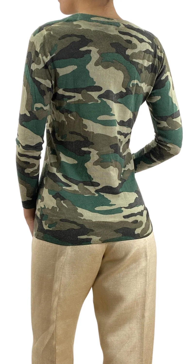 JCREW Camouflage Sweater