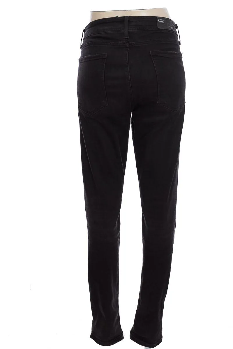 Koaj black-colored jeans