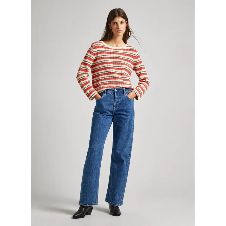 Pepe Jeans Women's Striped Jersey Top