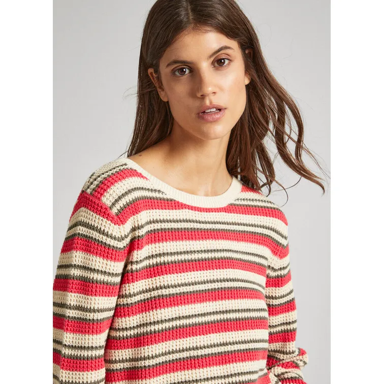 Pepe Jeans Women's Striped Jersey Top