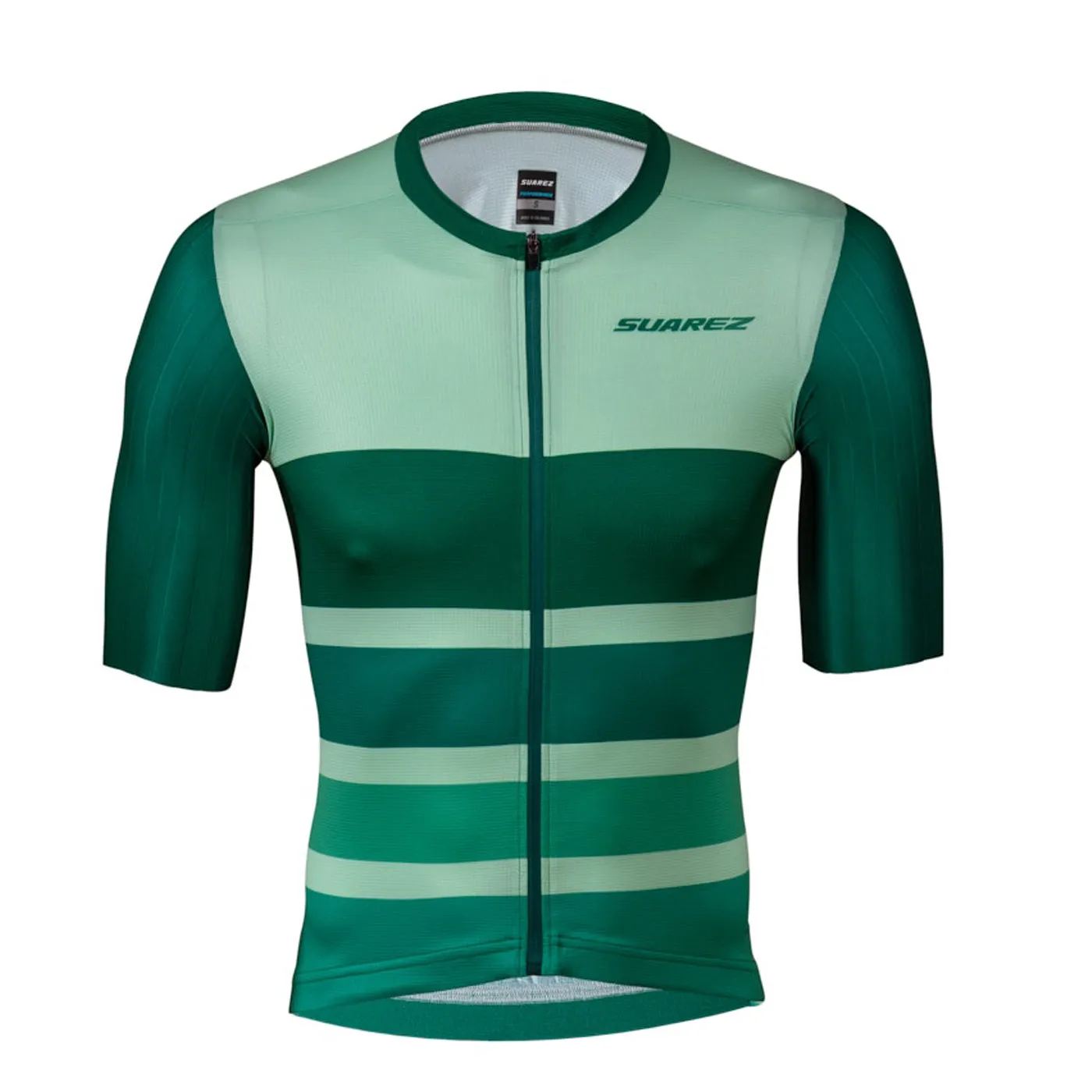 Jersey SUAREZ PERFORMANCE HERBAL Manga Corta Hombre Verde Talla:CH MCJ5124200S709