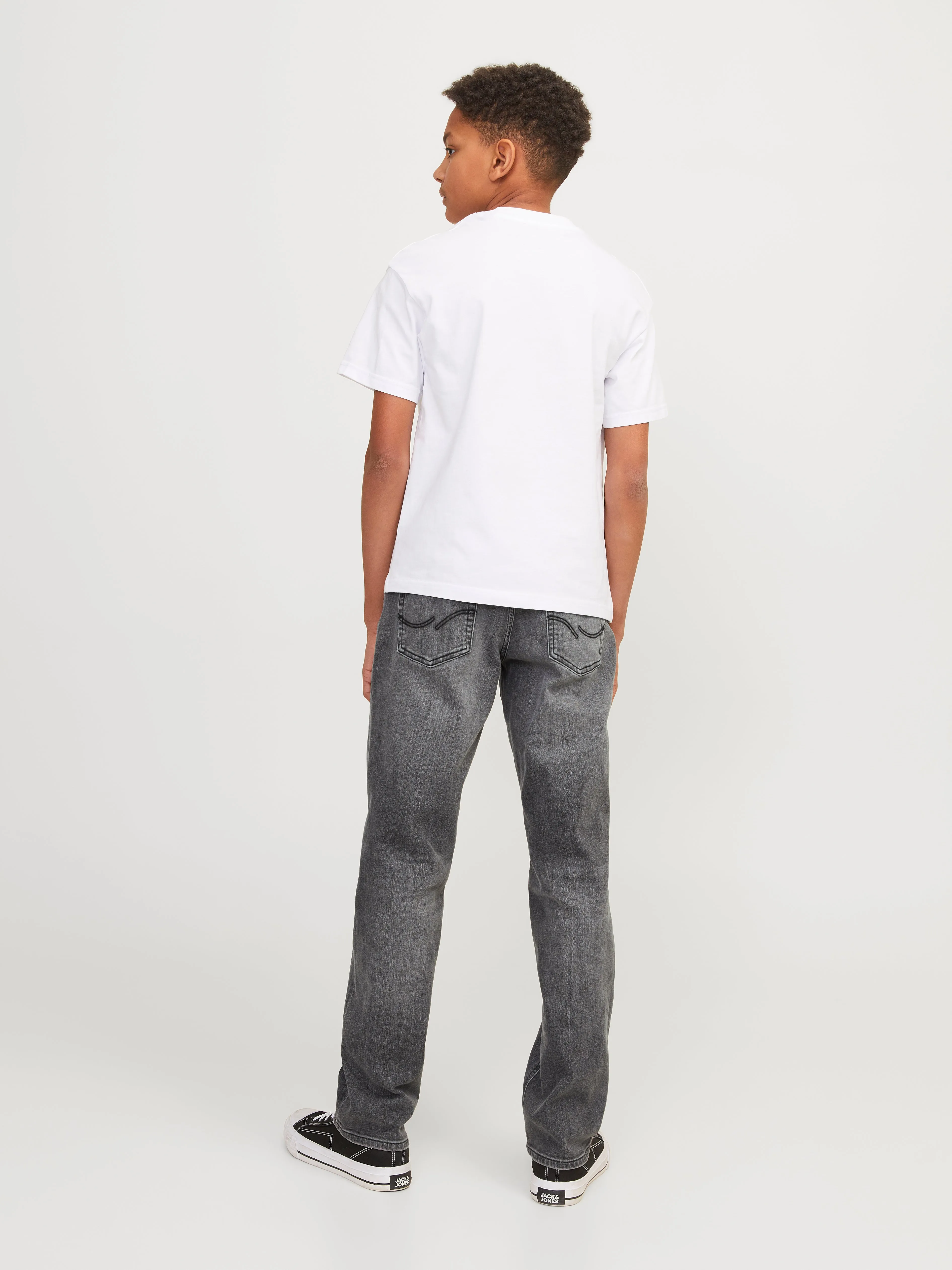 JJICLARK JJORIG STRETCH SQ 349 SN Corte regular Junior | Gris intermedio | Jack & Jones®