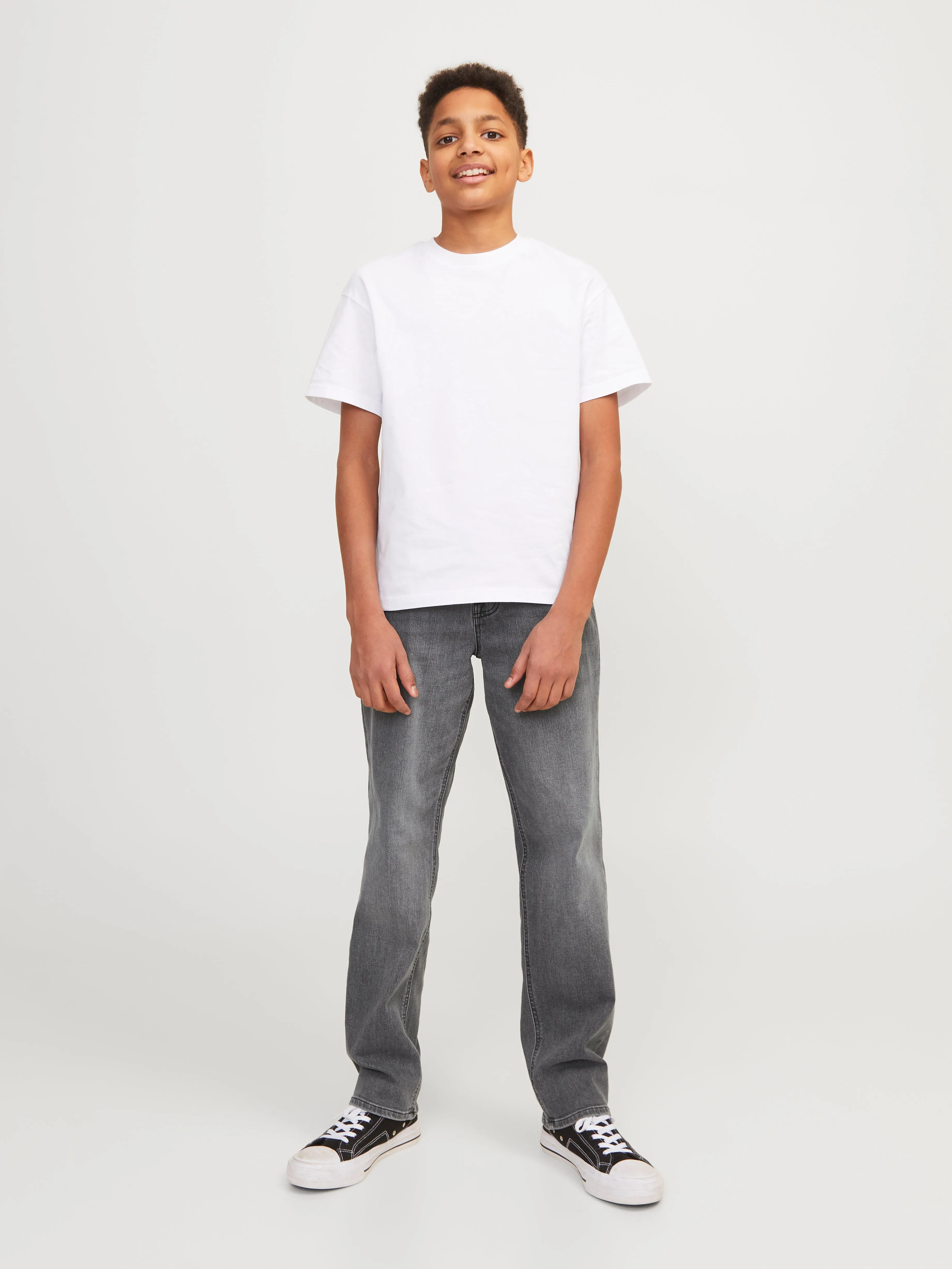 JJICLARK JJORIG STRETCH SQ 349 SN Corte regular Junior | Gris intermedio | Jack & Jones®