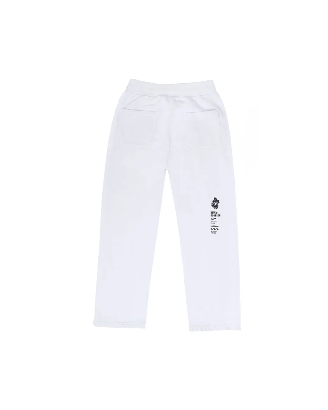 JOGGER RECTO CORTES  APPLE BLOSSOM BLANCO