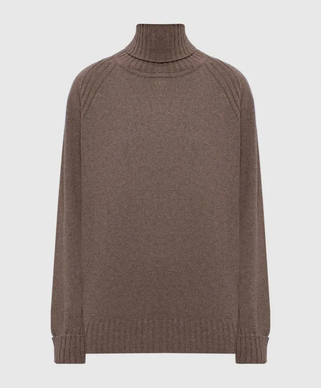 Fairlie wool cashmere sweater brown