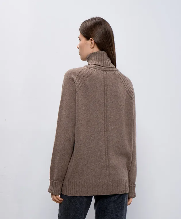 Fairlie wool cashmere sweater brown