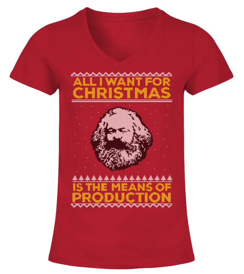 Karl Marx Ugly Christmas Sweater V2