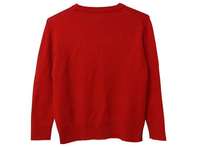 Kate Spade All Dolled Up Red Wool Sweater