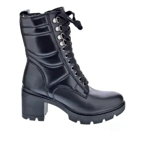 Chic Woman's Black Ankle Boots Keys 8692