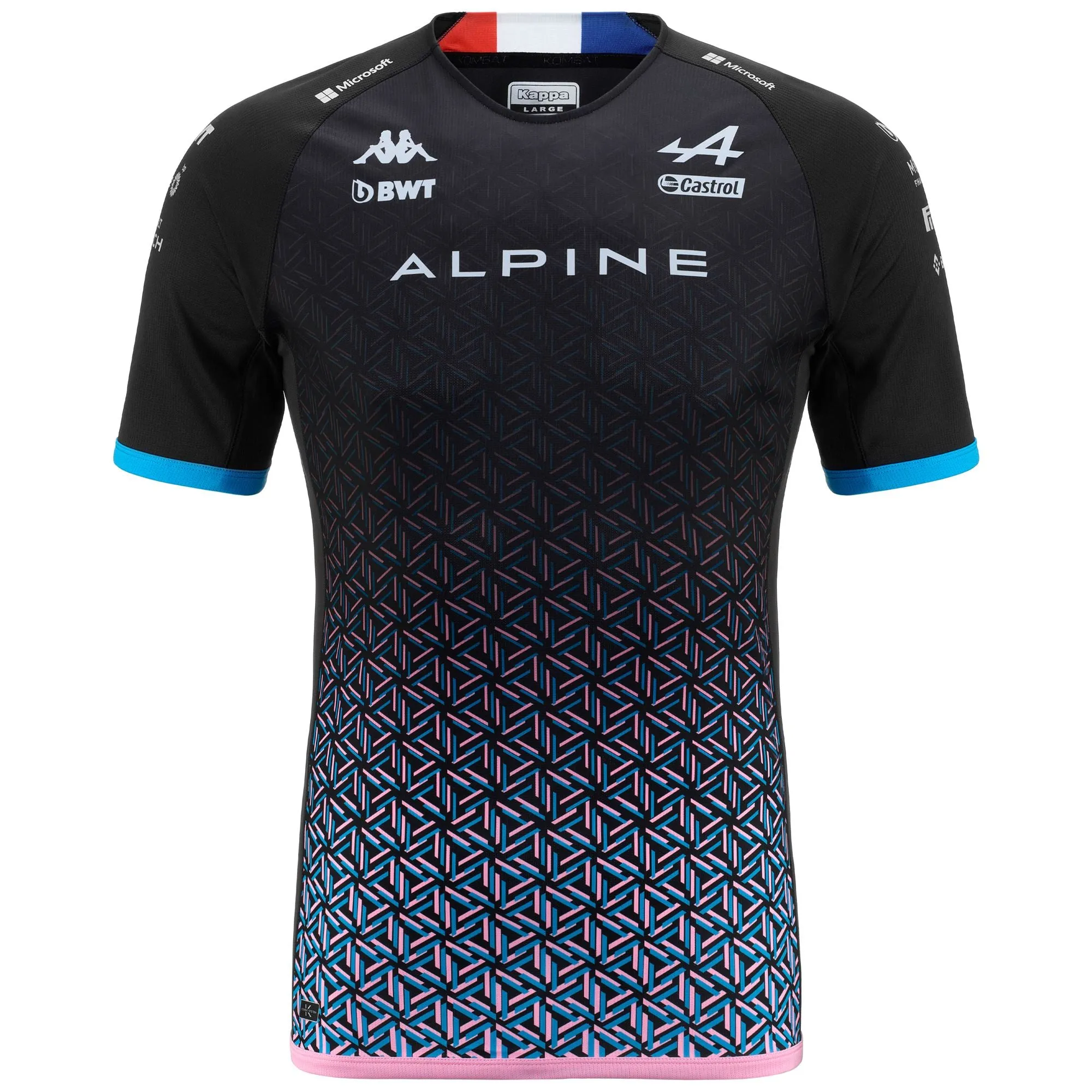 KOMBAT GASLY ALPINE F1 NEGRO-AZUL LÍQUIDO-ROSA