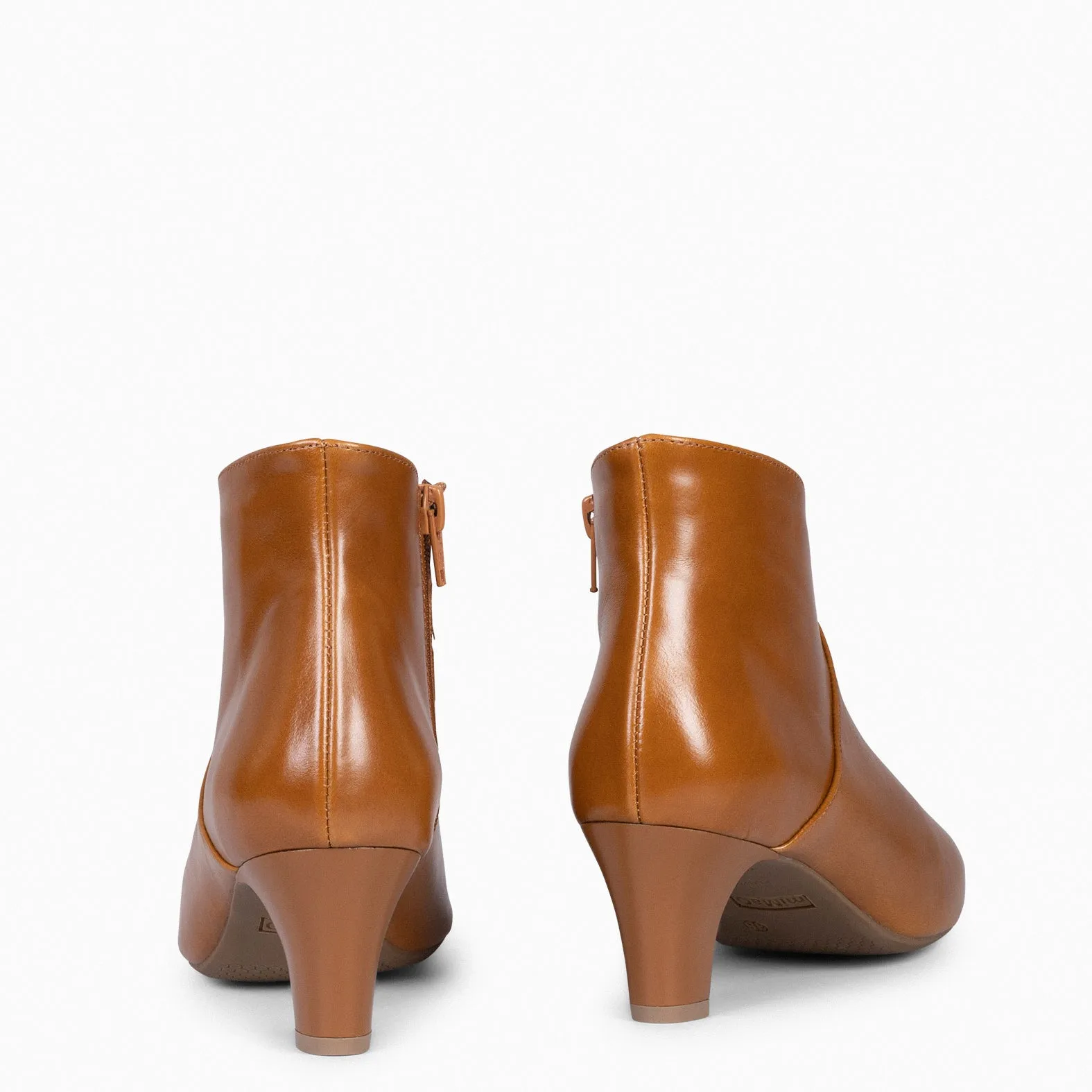 LADY - Women's Camel Napa Ankle Boots