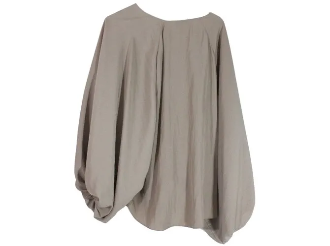 Lanvin Top de murciélago Beige 