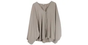 Lanvin Top de murciélago Beige 